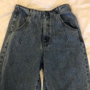 ASTR denim high wasted cropped denim